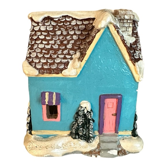 Christmas Village Set of 4 | Bank | Bakery | Train Station | Church - Picture 5 of 9